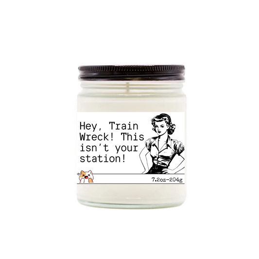 Hey, Train Wreck!  This isn't your station!