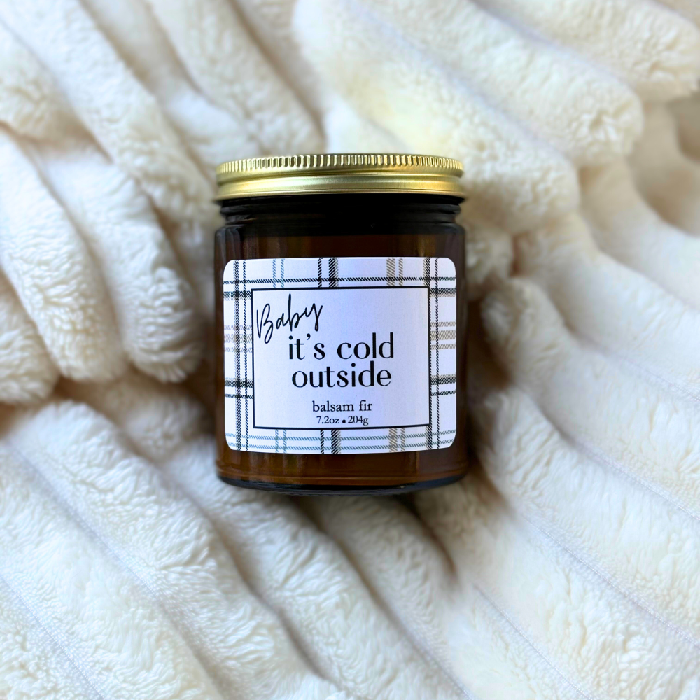 Baby It's Cold Outside Holiday Candle