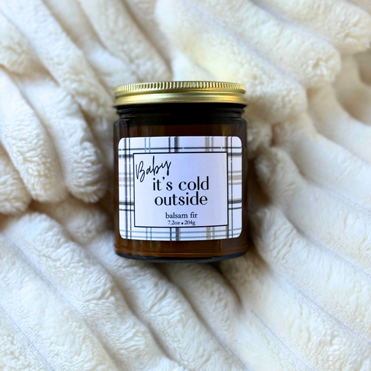 Baby It's Cold Outside Holiday Candle