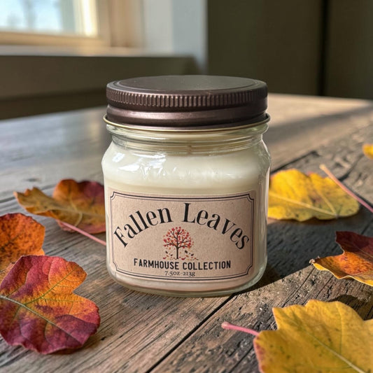 Fallen Leaves Farmhouse Candle