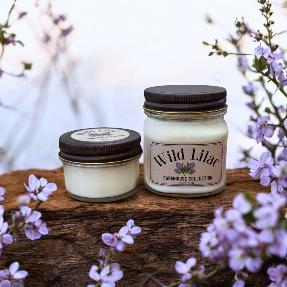 Wild Lilac Farmhouse Candle