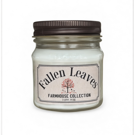 Fallen Leaves Farmhouse Candle
