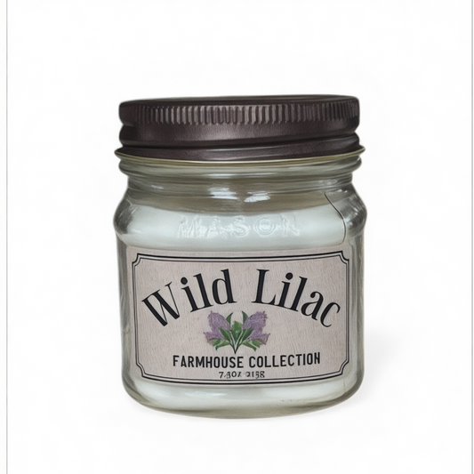 Wild Lilac Farmhouse Candle